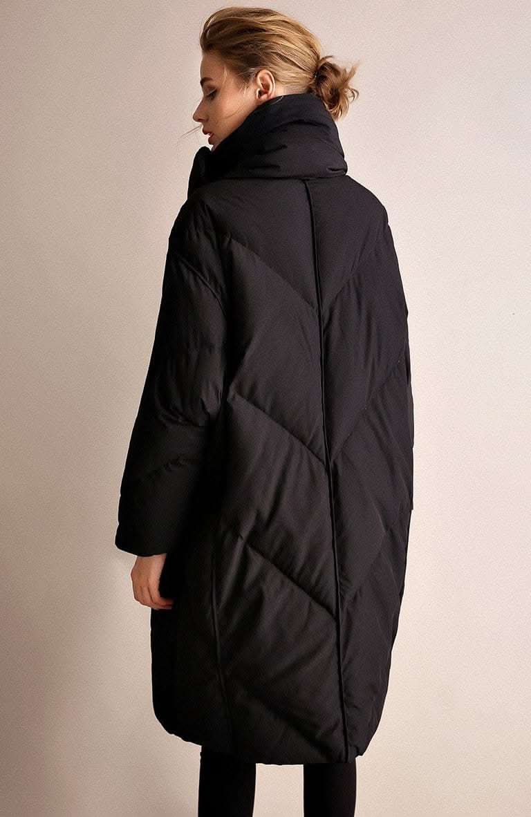 【ホワイトダック使用】【動画あり】ダウンストール付きノーカラーダウンコート 2色展開 - select store mirror me【ホワイトダック使用】【動画あり】ダウンストール付きノーカラーダウンコート 2色展開192819359mirror meselect store mirror me192819359ブラックXS