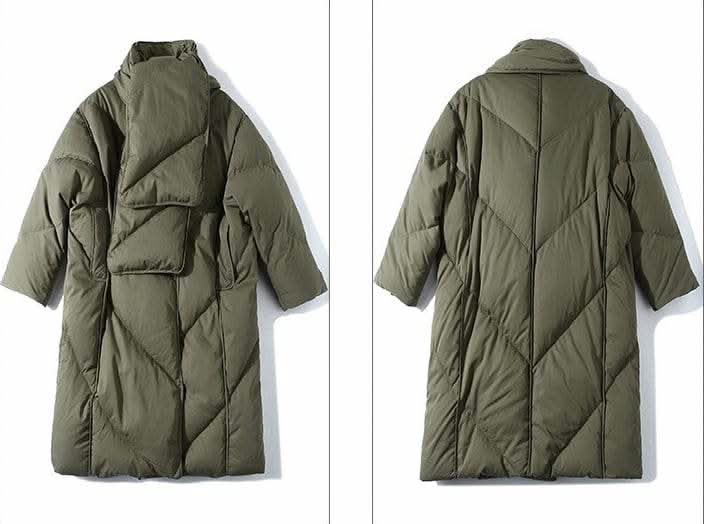 【ホワイトダック使用】【動画あり】ダウンストール付きノーカラーダウンコート 2色展開 - select store mirror me【ホワイトダック使用】【動画あり】ダウンストール付きノーカラーダウンコート 2色展開192819359mirror meselect store mirror me192819359ブラックXS