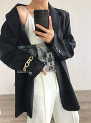 【動画あり】トライアングル金具ポイントジャケット 2色展開 - select store mirror me【動画あり】トライアングル金具ポイントジャケット 2色展開194869270mirror meselect store mirror me194869270S