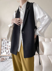 ベーシックカラーノースリーブジャケット 2色展開 - select store mirror meベーシックカラーノースリーブジャケット 2色展開197250502mirror meselect store mirror me197250502ホワイトXS