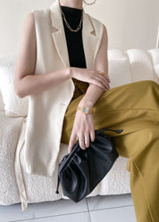 ベーシックカラーノースリーブジャケット 2色展開 - select store mirror meベーシックカラーノースリーブジャケット 2色展開197250502mirror meselect store mirror me197250502ホワイトXS