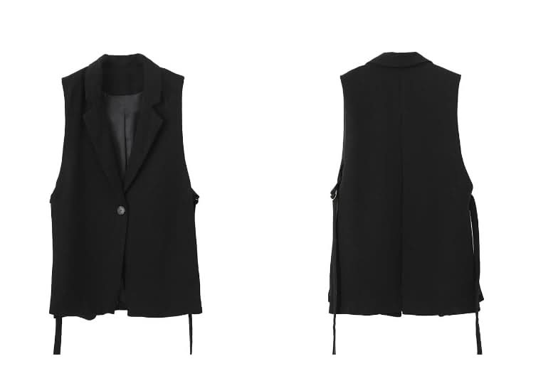 ベーシックカラーノースリーブジャケット 2色展開 - select store mirror meベーシックカラーノースリーブジャケット 2色展開197250502mirror meselect store mirror me197250502ホワイトXS