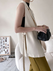 ベーシックカラーノースリーブジャケット 2色展開 - select store mirror meベーシックカラーノースリーブジャケット 2色展開197250502mirror meselect store mirror me197250502ホワイトXS