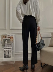 【動画あり】ウエストベルトスラックスシンプルパンツ 2色展開 - select store mirror me【動画あり】ウエストベルトスラックスシンプルパンツ 2色展開197257722mirror meselect store mirror me197257722ライトブラウンS