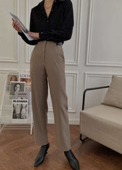 【動画あり】ウエストベルトスラックスシンプルパンツ 2色展開 - select store mirror me【動画あり】ウエストベルトスラックスシンプルパンツ 2色展開197257722mirror meselect store mirror me197257722ライトブラウンS