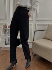 【動画あり】ウエストベルトスラックスシンプルパンツ 2色展開 - select store mirror me【動画あり】ウエストベルトスラックスシンプルパンツ 2色展開197257722mirror meselect store mirror me197257722ライトブラウンS