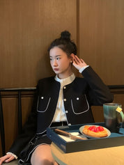 ラインノーカラーデザインミニスカートセットアップ 2色展開 - select store mirror meラインノーカラーデザインミニスカートセットアップ 2色展開198177124mirror meselect store mirror me198177124カーキS