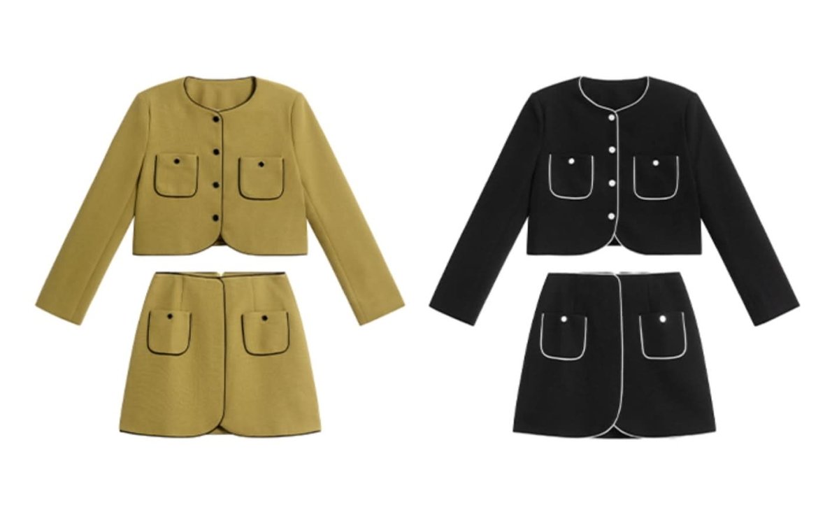 ラインノーカラーデザインミニスカートセットアップ 2色展開 - select store mirror meラインノーカラーデザインミニスカートセットアップ 2色展開198177124mirror meselect store mirror me198177124カーキS