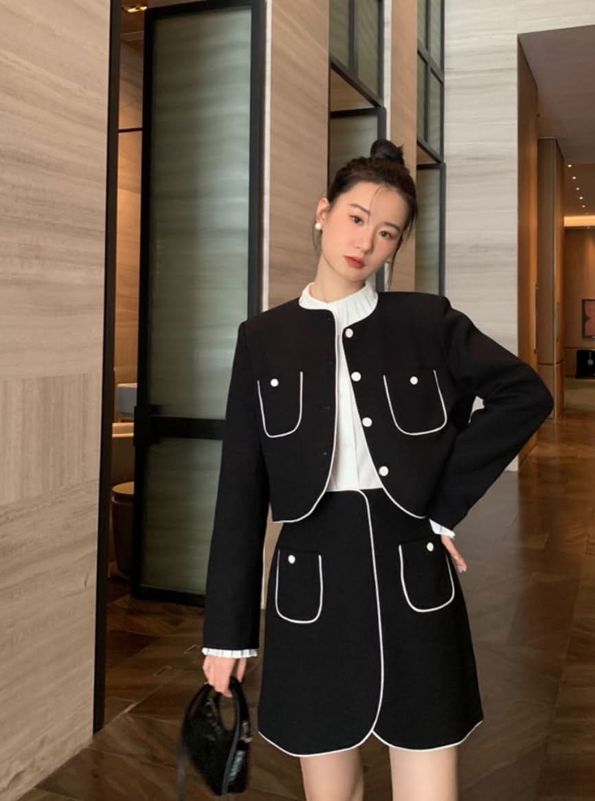 ラインノーカラーデザインミニスカートセットアップ 2色展開 - select store mirror meラインノーカラーデザインミニスカートセットアップ 2色展開198177124mirror meselect store mirror me198177124カーキS