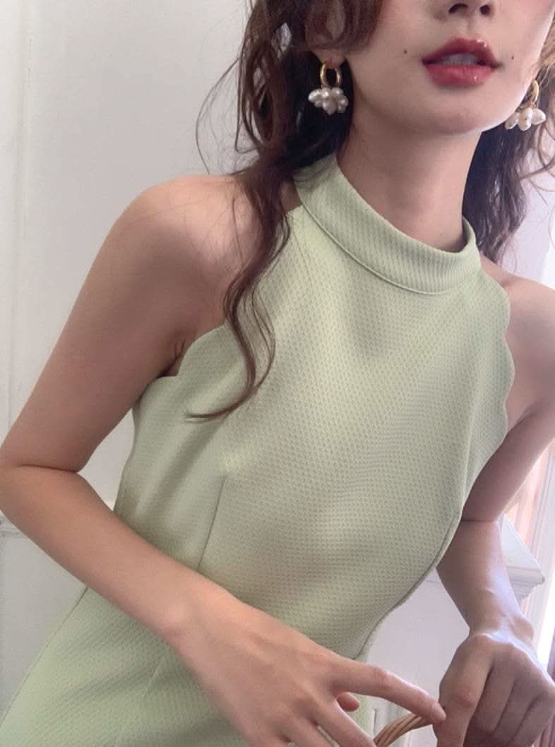 【動画あり】スカラップホルターネックミニワンピース 2色展開 - select store mirror me【動画あり】スカラップホルターネックミニワンピース 2色展開198658322mirror meselect store mirror me198658322ライトグリーンS