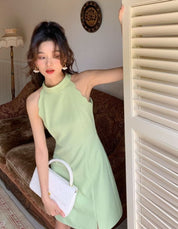 【動画あり】スカラップホルターネックミニワンピース 2色展開 - select store mirror me【動画あり】スカラップホルターネックミニワンピース 2色展開198658322mirror meselect store mirror me198658322ライトグリーンS