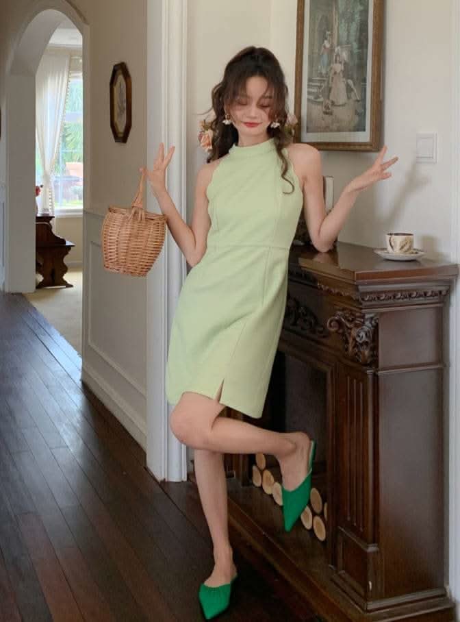 【動画あり】スカラップホルターネックミニワンピース 2色展開 - select store mirror me【動画あり】スカラップホルターネックミニワンピース 2色展開198658322mirror meselect store mirror me198658322ライトグリーンS