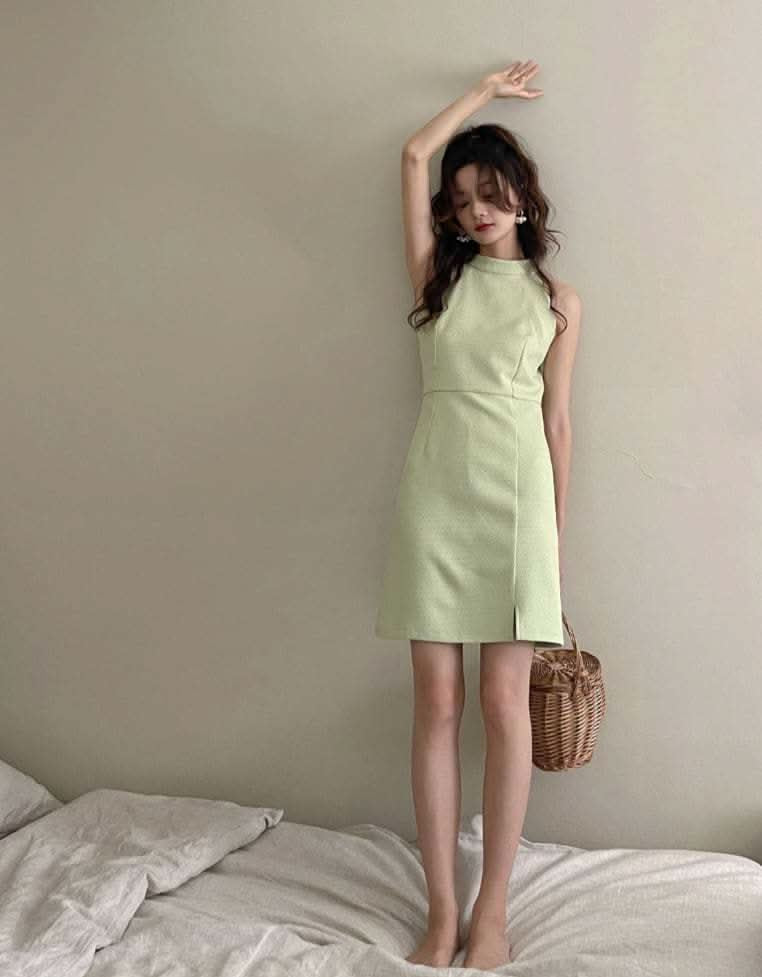 【動画あり】スカラップホルターネックミニワンピース 2色展開 - select store mirror me【動画あり】スカラップホルターネックミニワンピース 2色展開198658322mirror meselect store mirror me198658322ライトグリーンS