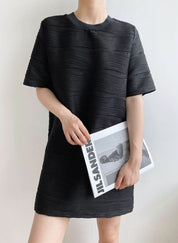 ウェーブデコデザインミニワンピース 2色展開 - select store mirror meウェーブデコデザインミニワンピース 2色展開198666373mirror meselect store mirror me198666373ホワイトS