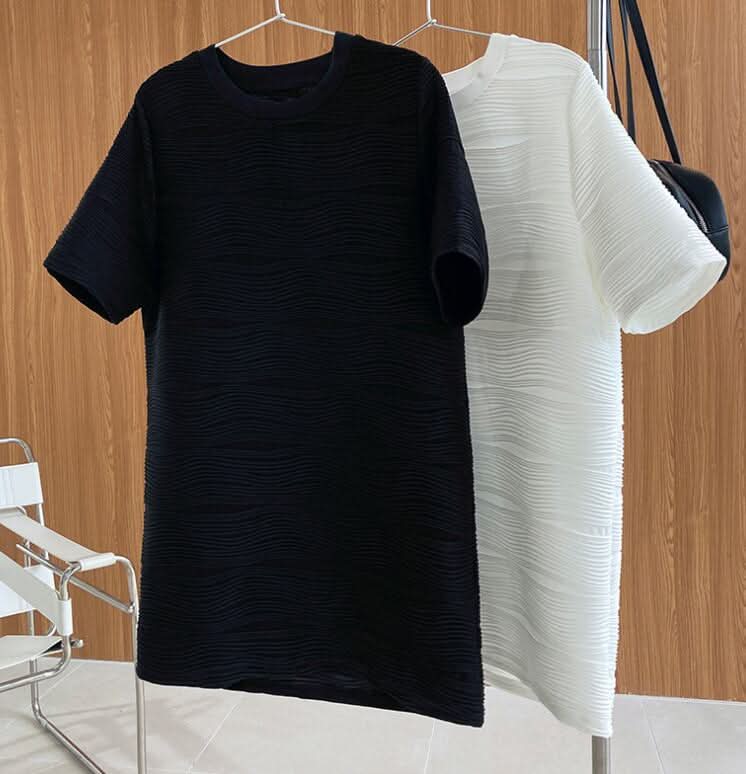 ウェーブデコデザインミニワンピース 2色展開 - select store mirror meウェーブデコデザインミニワンピース 2色展開198666373mirror meselect store mirror me198666373ホワイトS