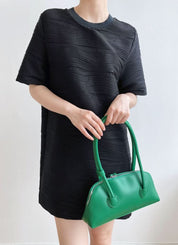 ウェーブデコデザインミニワンピース 2色展開 - select store mirror meウェーブデコデザインミニワンピース 2色展開198666373mirror meselect store mirror me198666373ホワイトS