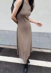 タンクデザインロングマキシワンピース 2色展開 - select store mirror meタンクデザインロングマキシワンピース 2色展開198882728mirror meselect store mirror me198882728ベージュS