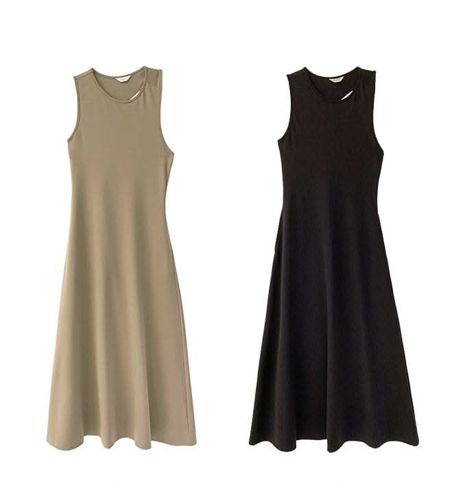 タンクデザインロングマキシワンピース 2色展開 - select store mirror meタンクデザインロングマキシワンピース 2色展開198882728mirror meselect store mirror me198882728ベージュS