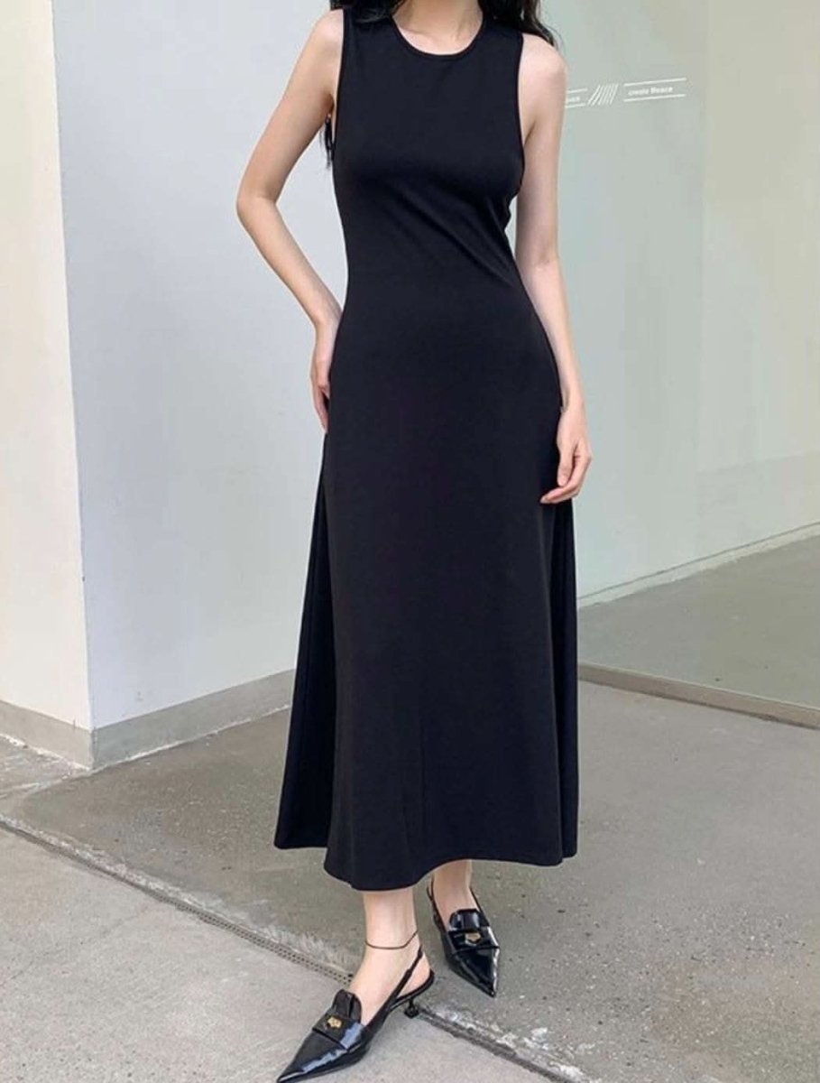 タンクデザインロングマキシワンピース 2色展開 - select store mirror meタンクデザインロングマキシワンピース 2色展開198882728mirror meselect store mirror me198882728ベージュS