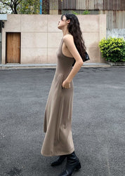 タンクデザインロングマキシワンピース 2色展開 - select store mirror meタンクデザインロングマキシワンピース 2色展開198882728mirror meselect store mirror me198882728ベージュS