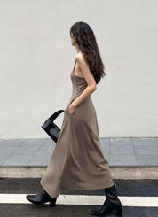 タンクデザインロングマキシワンピース 2色展開 - select store mirror meタンクデザインロングマキシワンピース 2色展開198882728mirror meselect store mirror me198882728ベージュS