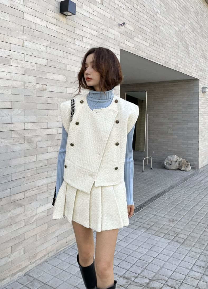 【動画あり】スプリングツイードスカートセットアップ 2色展開 - select store mirror me【動画あり】スプリングツイードスカートセットアップ 2色展開199108763mirror meselect store mirror me199108763ホワイトS