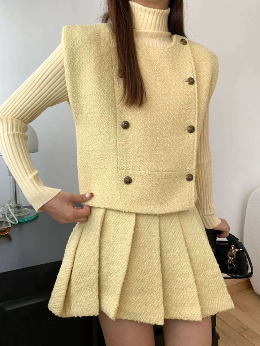 【動画あり】スプリングツイードスカートセットアップ 2色展開 - select store mirror me【動画あり】スプリングツイードスカートセットアップ 2色展開199108763mirror meselect store mirror me199108763ホワイトS