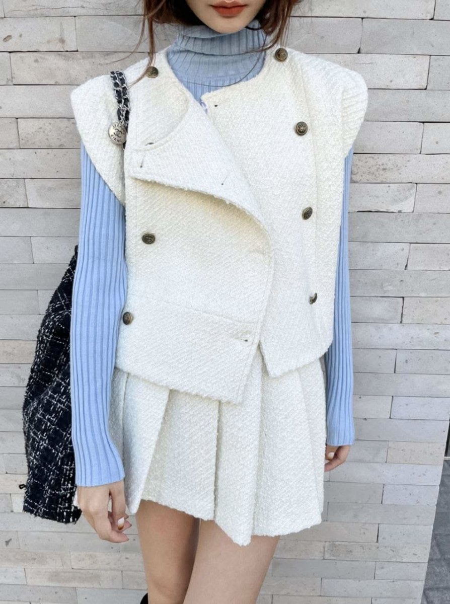 【動画あり】スプリングツイードスカートセットアップ 2色展開 - select store mirror me【動画あり】スプリングツイードスカートセットアップ 2色展開199108763mirror meselect store mirror me199108763ホワイトS