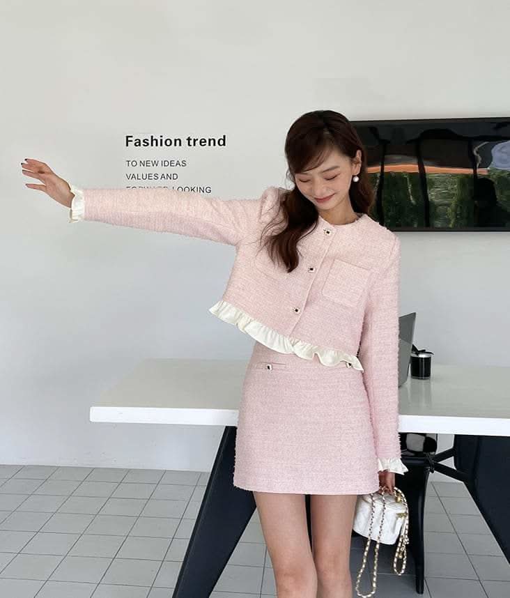 【動画あり】春カラーツイードフリルスカートセットアップ 2色展開 - select store mirror me【動画あり】春カラーツイードフリルスカートセットアップ 2色展開199273216mirror meselect store mirror me199273216ピンクS