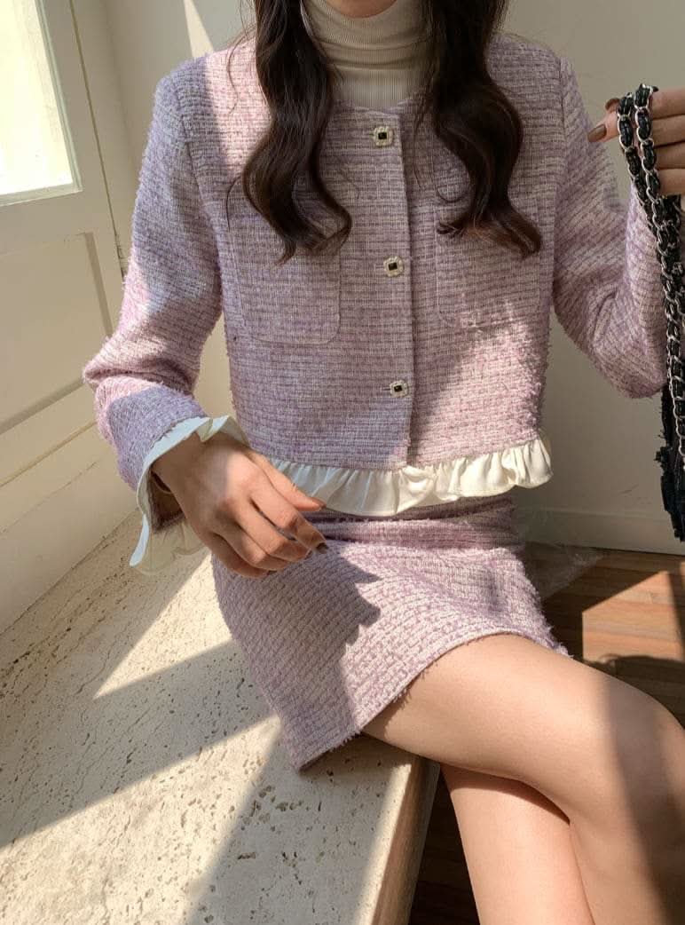 【動画あり】春カラーツイードフリルスカートセットアップ 2色展開 - select store mirror me【動画あり】春カラーツイードフリルスカートセットアップ 2色展開199273216mirror meselect store mirror me199273216ピンクS