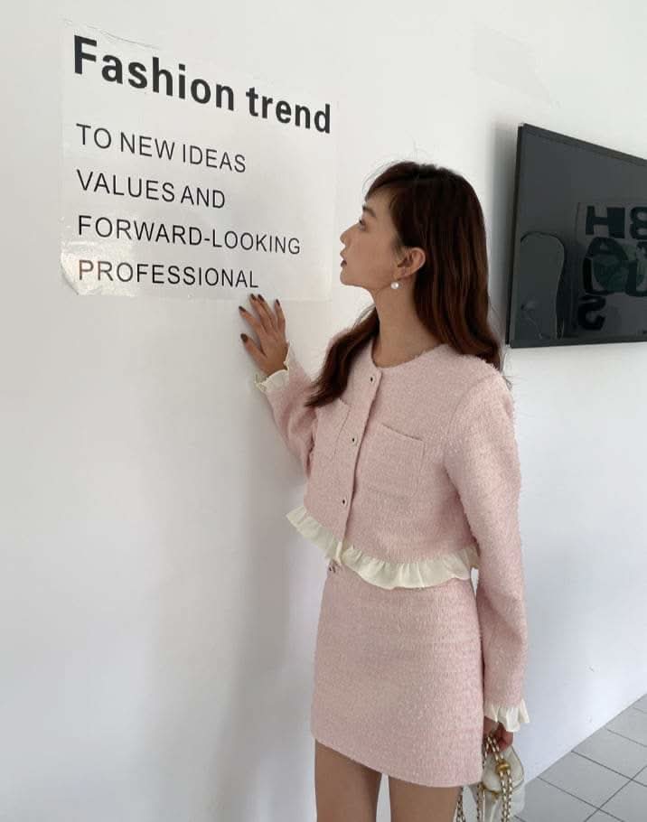 【動画あり】春カラーツイードフリルスカートセットアップ 2色展開 - select store mirror me【動画あり】春カラーツイードフリルスカートセットアップ 2色展開199273216mirror meselect store mirror me199273216ピンクS