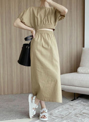 リネンパフスリーブトップス&スカート2点セット 2色展開 - select store mirror meリネンパフスリーブトップス&スカート2点セット 2色展開178973630mirror meselect store mirror me178973630ベージュS