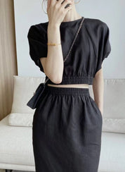 リネンパフスリーブトップス&スカート2点セット 2色展開 - select store mirror meリネンパフスリーブトップス&スカート2点セット 2色展開178973630mirror meselect store mirror me178973630ベージュS