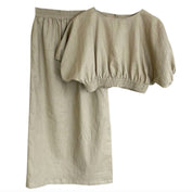 リネンパフスリーブトップス&スカート2点セット 2色展開 - select store mirror meリネンパフスリーブトップス&スカート2点セット 2色展開178973630mirror meselect store mirror me178973630ベージュS