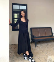 【動画あり】スクエア切り替えフレアワンピース 2色展開 - select store mirror me【動画あり】スクエア切り替えフレアワンピース 2色展開200086831mirror meselect store mirror me200086831ピンクベージュS