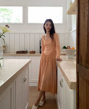 【動画あり】スクエア切り替えフレアワンピース 2色展開 - select store mirror me【動画あり】スクエア切り替えフレアワンピース 2色展開200086831mirror meselect store mirror me200086831ピンクベージュS