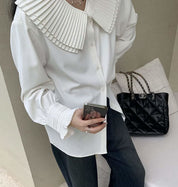 【動画あり】プリーツカラーエレガントブラウス 2色展開 - select store mirror me【動画あり】プリーツカラーエレガントブラウス 2色展開201180259mirror meselect store mirror me201180259ホワイトS