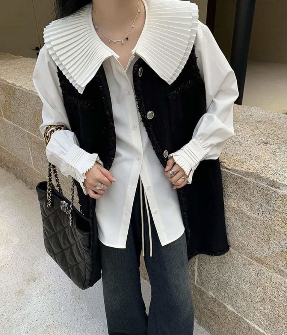 【動画あり】プリーツカラーエレガントブラウス 2色展開 - select store mirror me【動画あり】プリーツカラーエレガントブラウス 2色展開201180259mirror meselect store mirror me201180259ホワイトS