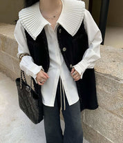 【動画あり】プリーツカラーエレガントブラウス 2色展開 - select store mirror me【動画あり】プリーツカラーエレガントブラウス 2色展開201180259mirror meselect store mirror me201180259ホワイトS