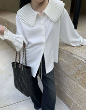 【動画あり】プリーツカラーエレガントブラウス 2色展開 - select store mirror me【動画あり】プリーツカラーエレガントブラウス 2色展開201180259mirror meselect store mirror me201180259ホワイトS