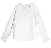 【動画あり】プリーツカラーエレガントブラウス 2色展開 - select store mirror me【動画あり】プリーツカラーエレガントブラウス 2色展開201180259mirror meselect store mirror me201180259ホワイトS