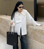 【動画あり】プリーツカラーエレガントブラウス 2色展開 - select store mirror me【動画あり】プリーツカラーエレガントブラウス 2色展開201180259mirror meselect store mirror me201180259ホワイトS