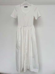 【動画あり】半袖ボタン切り替えフレアワンピース 2色展開 - select store mirror me【動画あり】半袖ボタン切り替えフレアワンピース 2色展開201806392mirror meselect store mirror me201806392ホワイトS