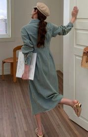 ウォッシュデニムロングフレアワンピース 2色展開 - select store mirror meウォッシュデニムロングフレアワンピース 2色展開201886658mirror meselect store mirror me201886658ライトブルーS