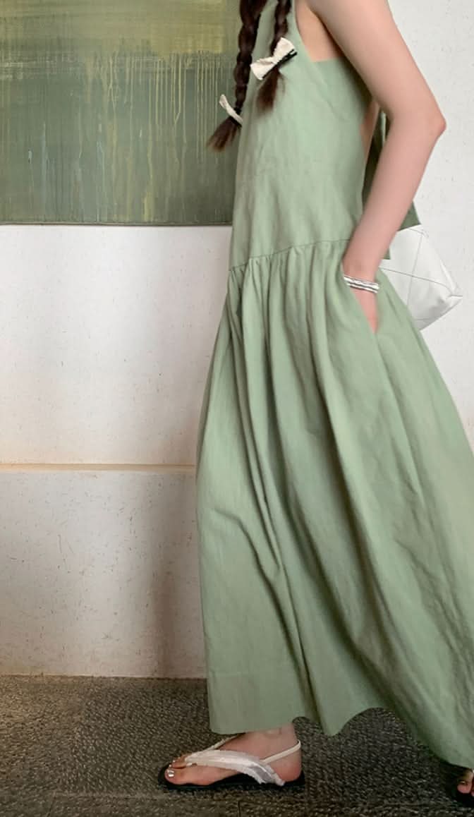 【動画あり】バックリボンスクエアオープンワンピース 2色展開 - select store mirror me【動画あり】バックリボンスクエアオープンワンピース 2色展開202353072mirror meselect store mirror me202353072アイボリーS