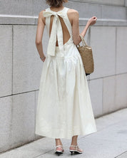 【動画あり】バックリボンスクエアオープンワンピース 2色展開 - select store mirror me【動画あり】バックリボンスクエアオープンワンピース 2色展開202353072mirror meselect store mirror me202353072アイボリーS