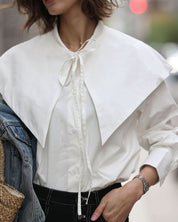 【動画あり】ビックカラー付きとろみブラウス 2色展開 - select store mirror me【動画あり】ビックカラー付きとろみブラウス 2色展開203503771mirror meselect store mirror me203503771ホワイトS