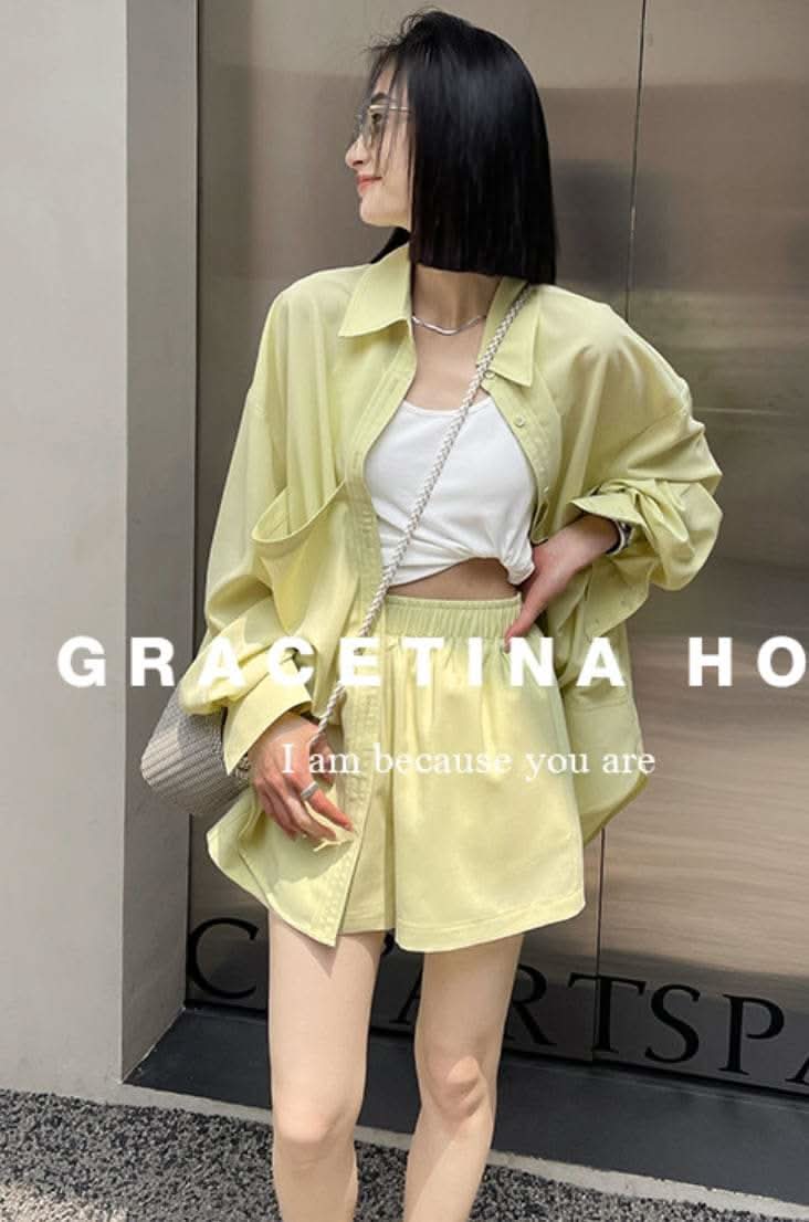 【動画あり】ビタミンカラーシャツ&パンツセットアップ 2色展開 - select store mirror me【動画あり】ビタミンカラーシャツ&パンツセットアップ 2色展開204219935mirror meselect store mirror me204219935イエローS