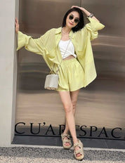 【動画あり】ビタミンカラーシャツ&パンツセットアップ 2色展開 - select store mirror me【動画あり】ビタミンカラーシャツ&パンツセットアップ 2色展開204219935mirror meselect store mirror me204219935イエローS