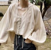 【動画あり】シフォンランタンスリーブブラウス 2色展開 - select store mirror me【動画あり】シフォンランタンスリーブブラウス 2色展開204222495mirror meselect store mirror me204222495ベージュ